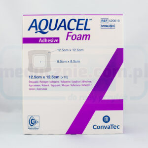 Aquacel Schiuma Adesiva 12,5*12,5cm medicazione in schiuma multistrato 1pc